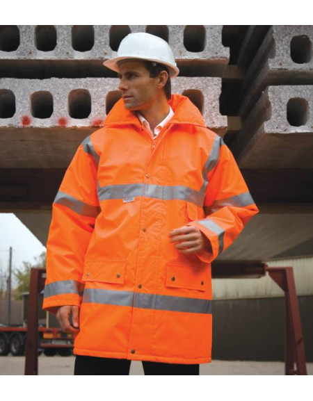 Jachetă căptușită reflectorizantă de lucru